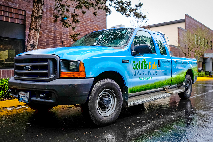 Full Vehicle Wrap for Golden Rule Lawn Care